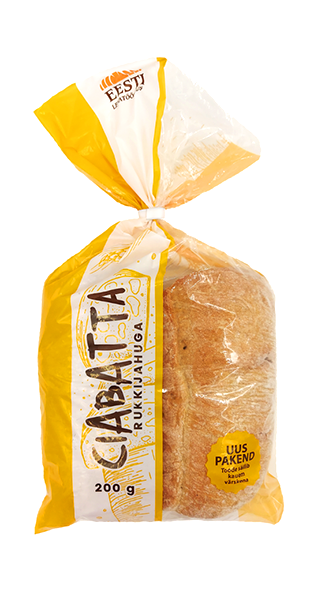 CIABATTA RUKKIJAHUGA 200 g (2 tk pakis)