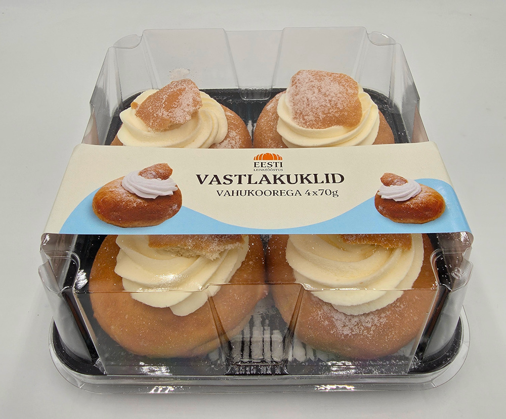 VASTLAKUKLID VAHUKOOREGA 4 x 70 g