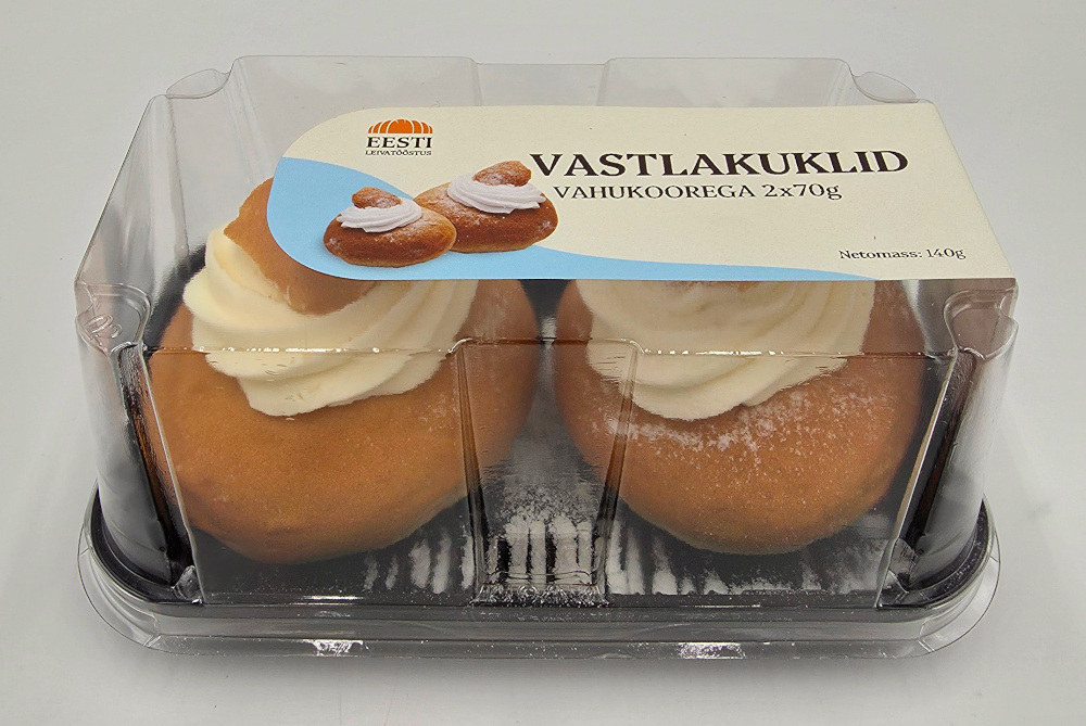 VASTLAKUKLID VAHUKOOREGA 2 x 70 g