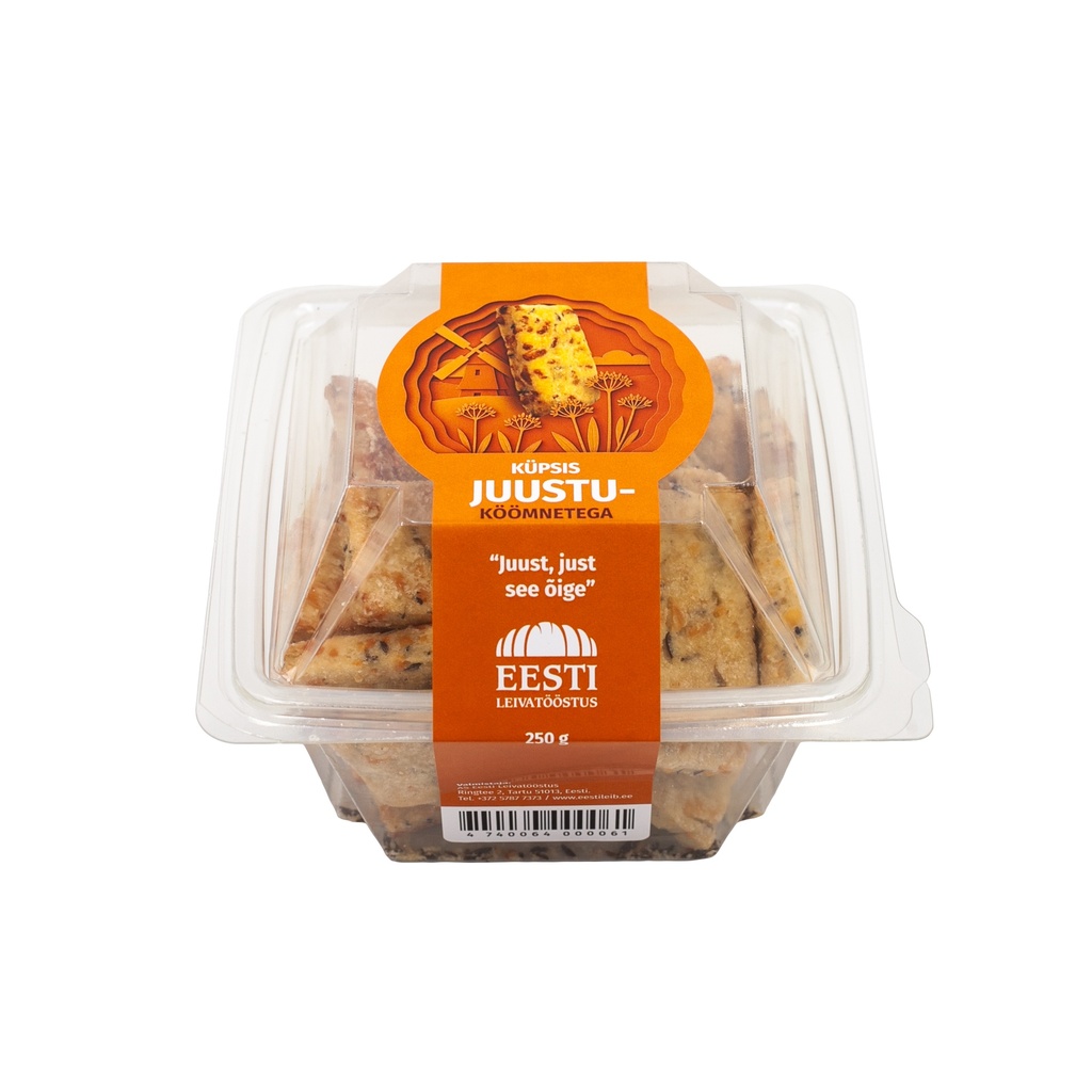 KÜPSIS JUUSTU JA KÖÖMNETEGA 250 g