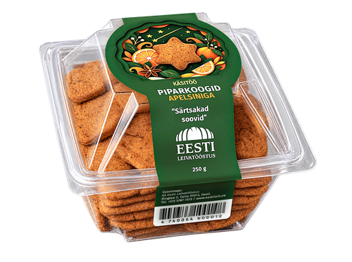 [2800014] KÄSITÖÖ PIPARKOOGID APELSINIGA 250 g