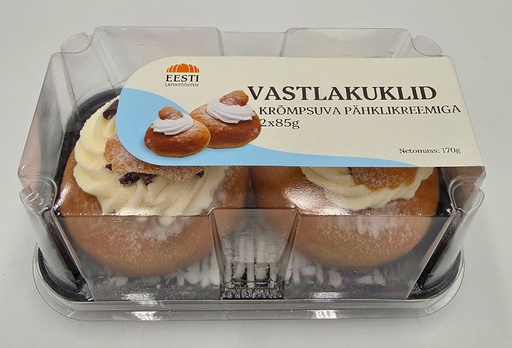 [4340043] VASTLAKUKLID KRÕMPSUVA PÄHKLIKREEMIGA 2 x 85 g