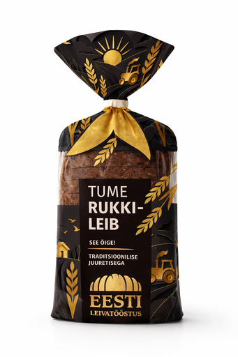 [1312088] TUME RUKKILEIB viilutatud 600 g